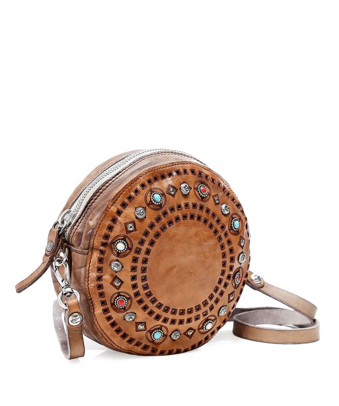Campomaggi Round Leather Crossbody Bag Jules B