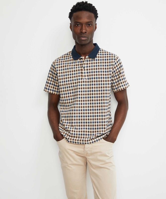 Aquascutum Club Check Polo Shirt