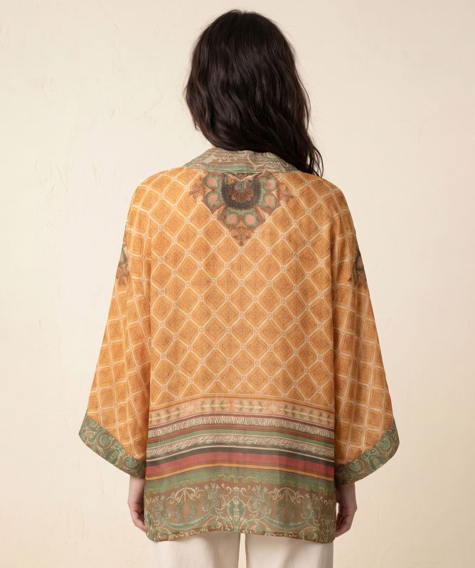 One Hundred Stars Amulet Gold Kimono