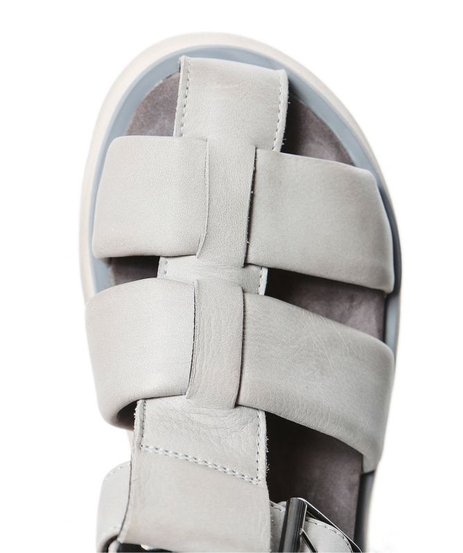 Lofina Perla Gasoline Leather Sandals