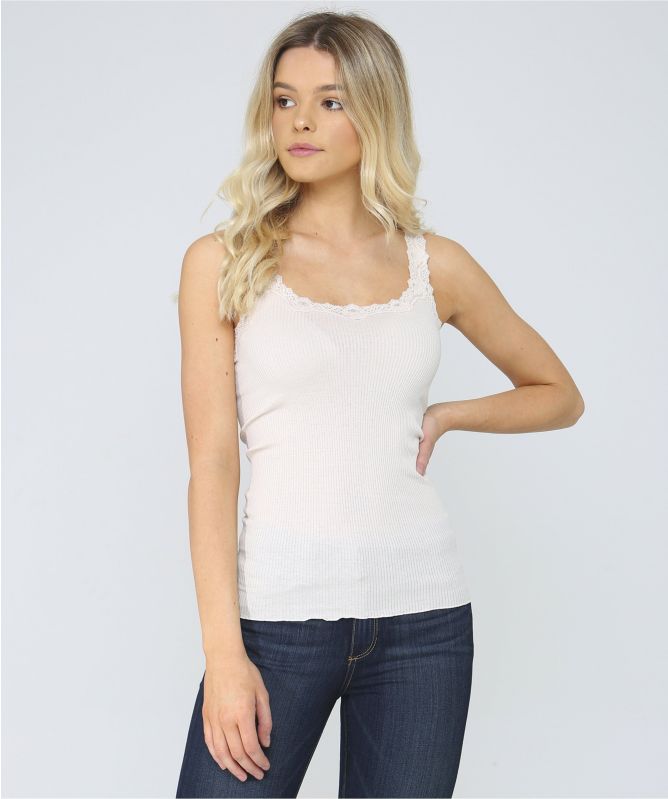 Rosemunde Silk Sleeveless Babette Tank Top