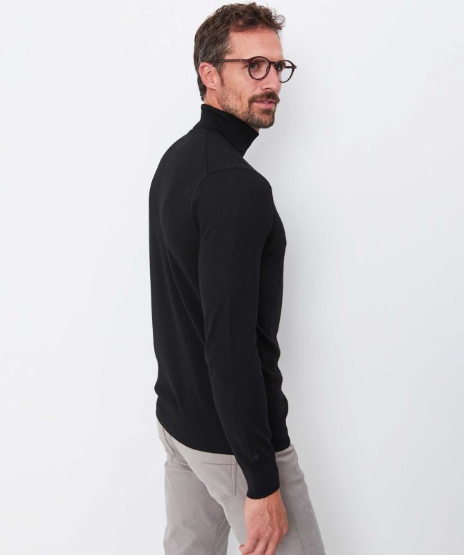 Thomas Maine Merino Roll Neck Jumper