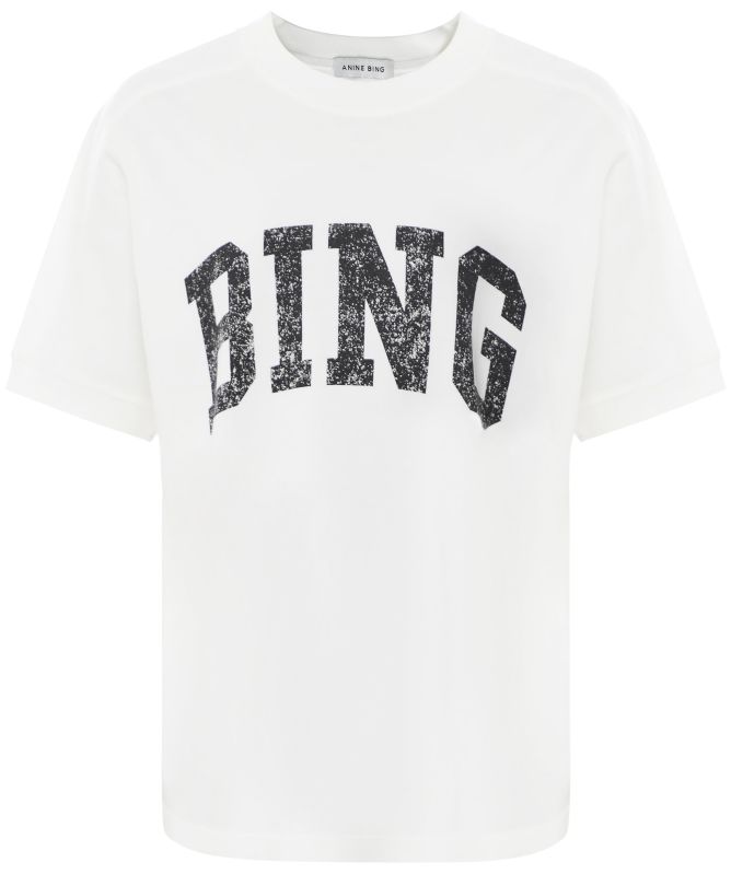 Anine Bing Jaylin Cotton T-Shirt