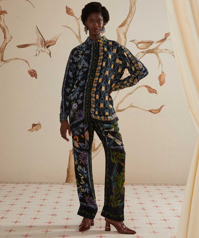 FARM Rio Winter Garden Pyjama Shirt