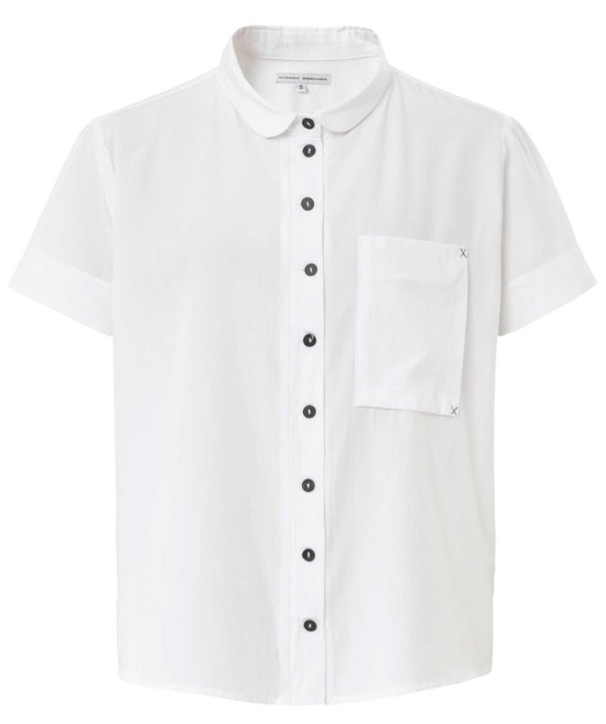 Lurdes Bergada Short Sleeved Stitch Shirt