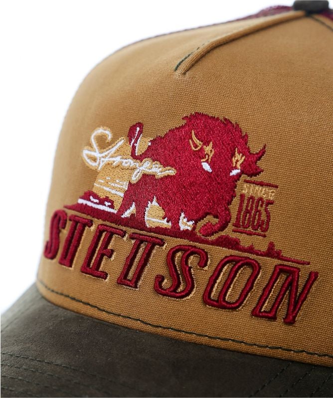 New Era Bison Trucker Cap - Animal Patch Baseballkappe Verstellbar