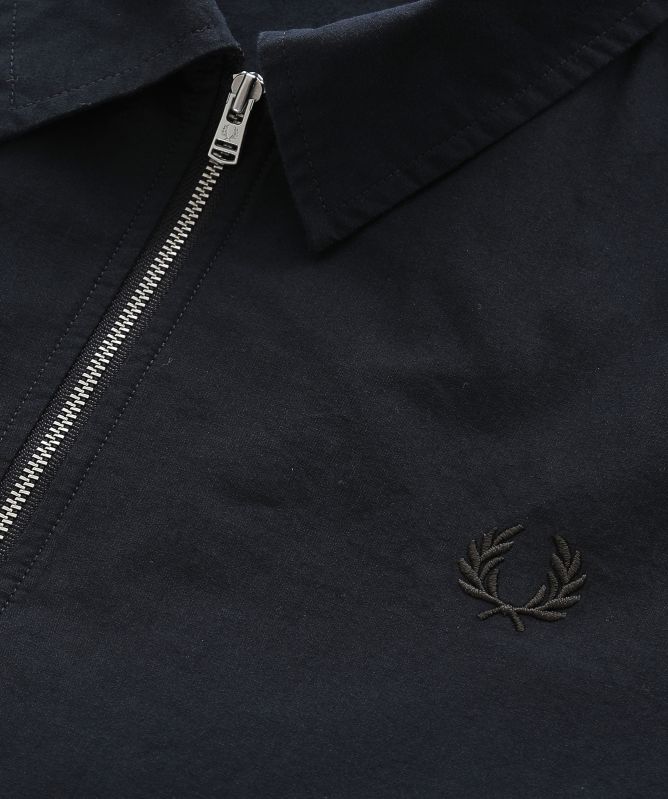 Fred Perry Zip Through Poplin Overshirt
