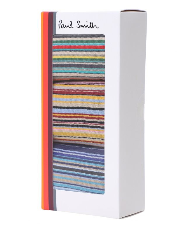 Paul Smith Signature Striped Socks Three Pack