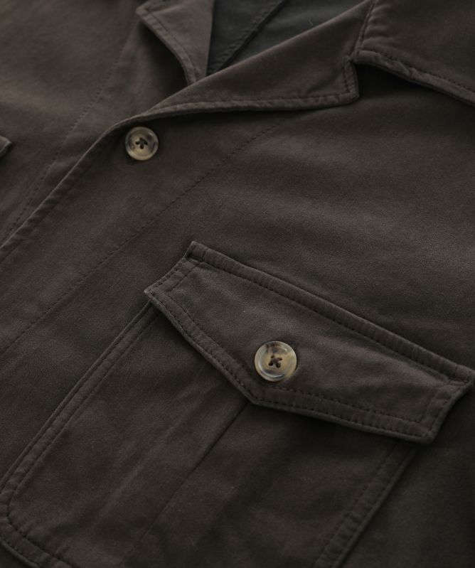 Sand Anders Suede Safari Shirt