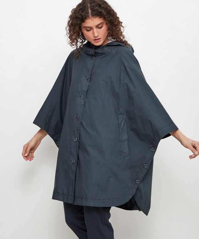 新品　MY__ \"HOODED COTTON WIDE CAPE\" コート CROMAGNON 25-26AW フーデッドコート セットアップスタイル