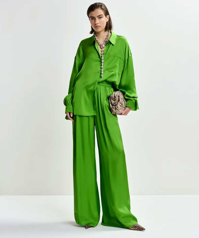 Essentiel Antwerp Judith Ruffle-Trimmed Oversized Shirt