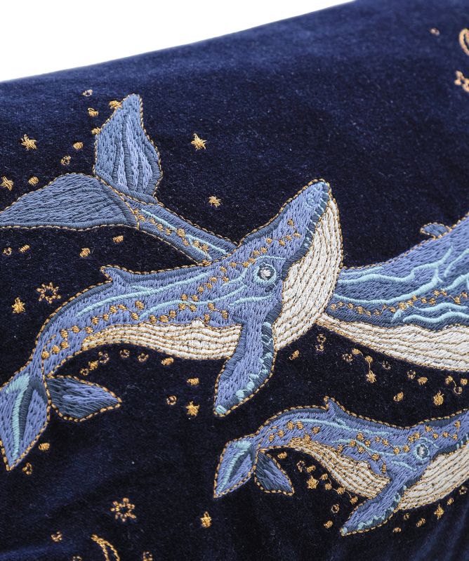Elizabeth Scarlett Mystical Whale Everyday Pouch | Jules B