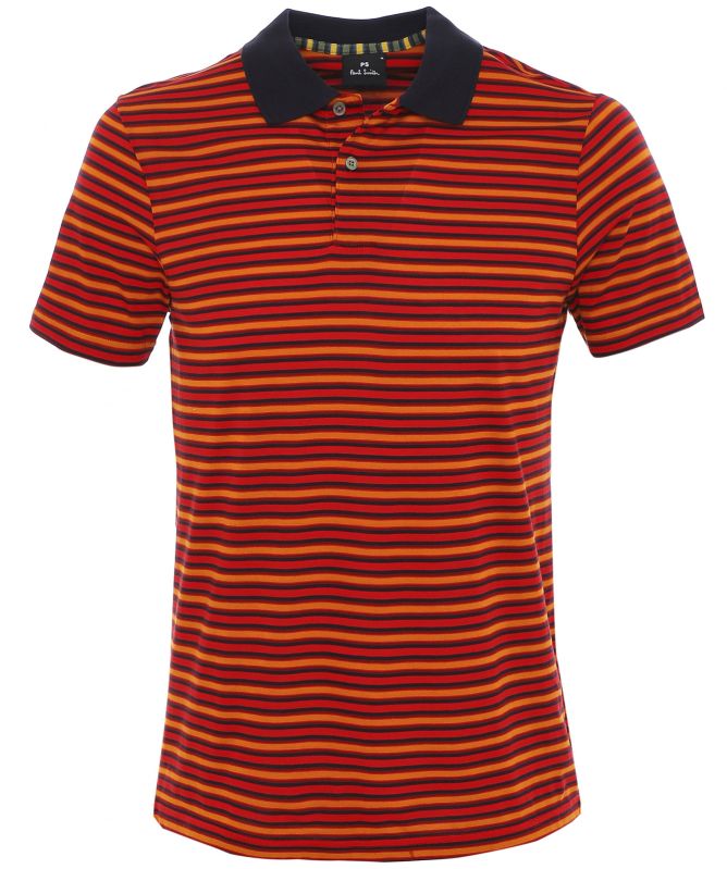 Paul Smith Slim Fit Striped Polo Shirt