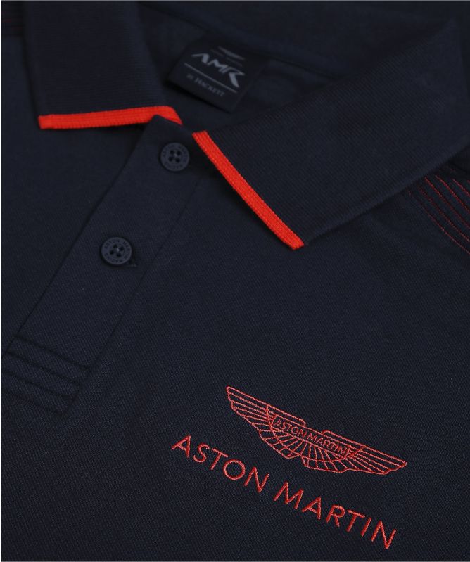 Hackett AMR Shoulder Stripe Polo Shirt
