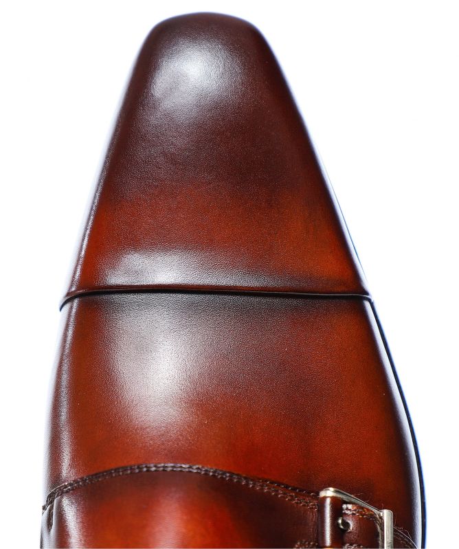 Magnanni Leather Double Monk Siros Shoes
