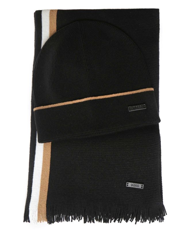 BOSS Morbido Hat & Scarf Gift Set