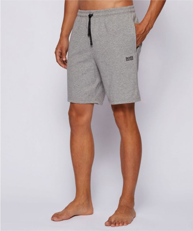 BOSS Stretch Cotton Drawstring Lounge Shorts