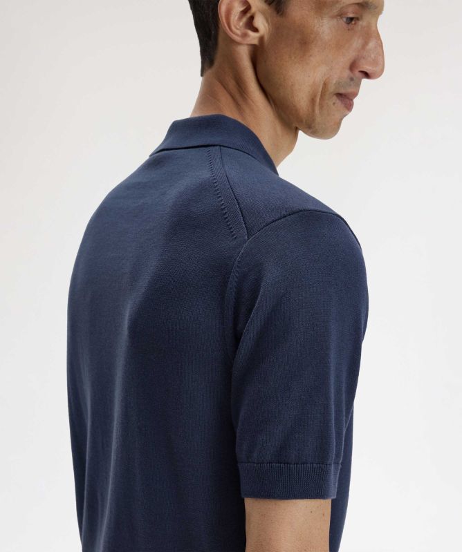 Fred Perry Knitted Polo Shirt