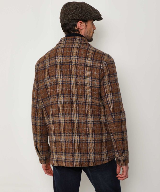 J. Blades Wool Check Overshirt