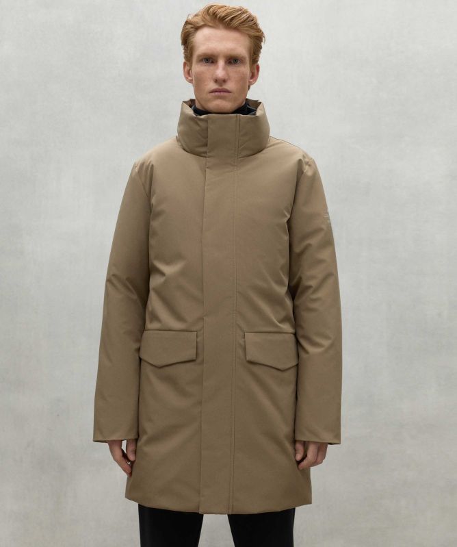 ECOALF Brown Waterproof Noshaq Coat