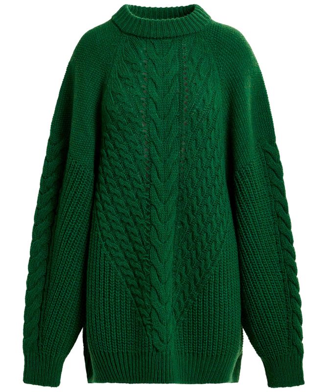 Essentiel Antwerp Oversized Cable-Knitted Jumper