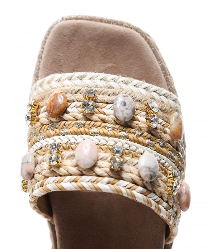 Alma en Pena Basket Slide Sandals