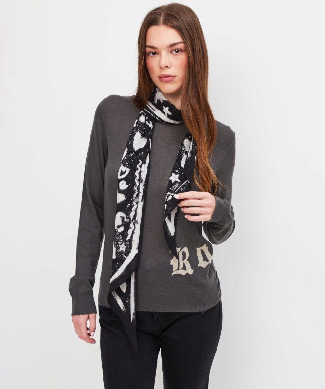 Zadig Voltaire Silk Jessie Scarf