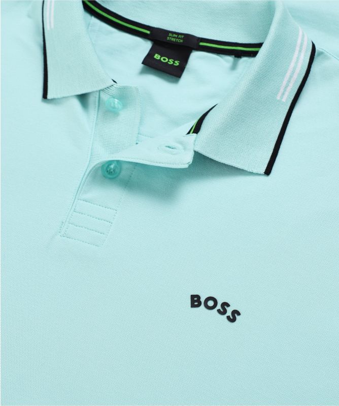 BOSS Curved Logo Polo Shirt