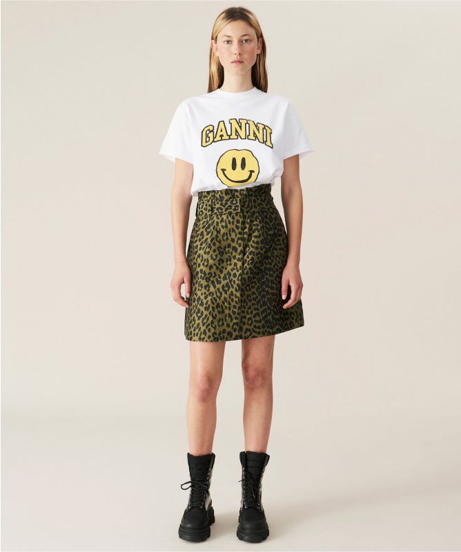 GANNI Basic Cotton Jersey T-Shirt