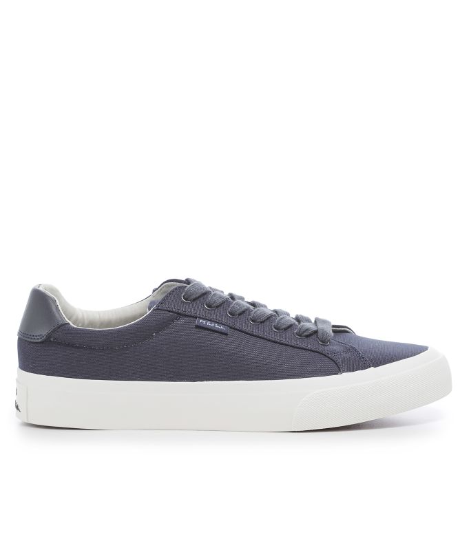 Paul Smith Navy Amos Canvas Trainers
