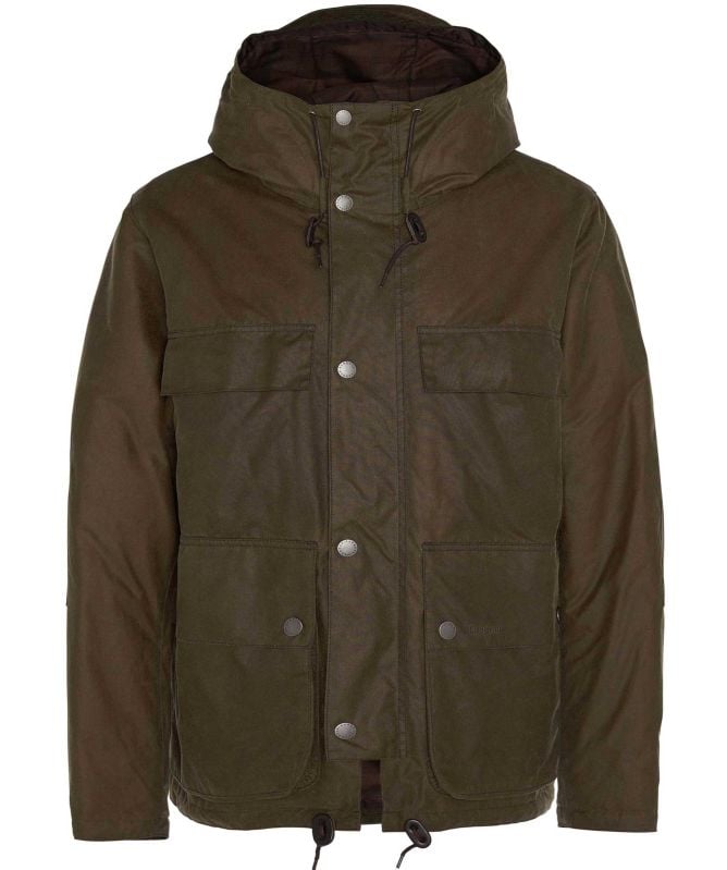 ジャケット・アウター Barbour Overdyed Durham white 36 Barbour Overdyed Durham white 36 Men's Barbour Re-Engineered