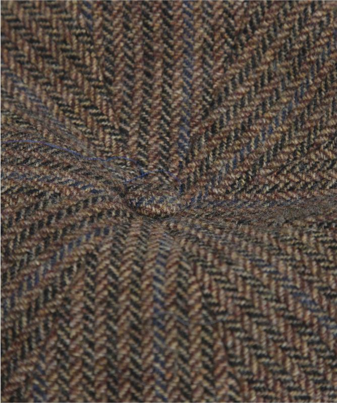 Stetson Virgin Wool Herringbone Hatteras Cap