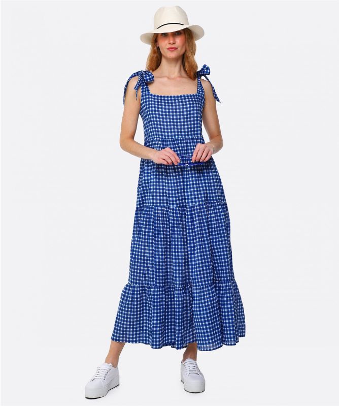 Handprint Dream Apparel Capri Cotton Maxi Dress