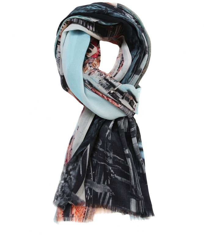 Ahujasons Venice Print Scarf