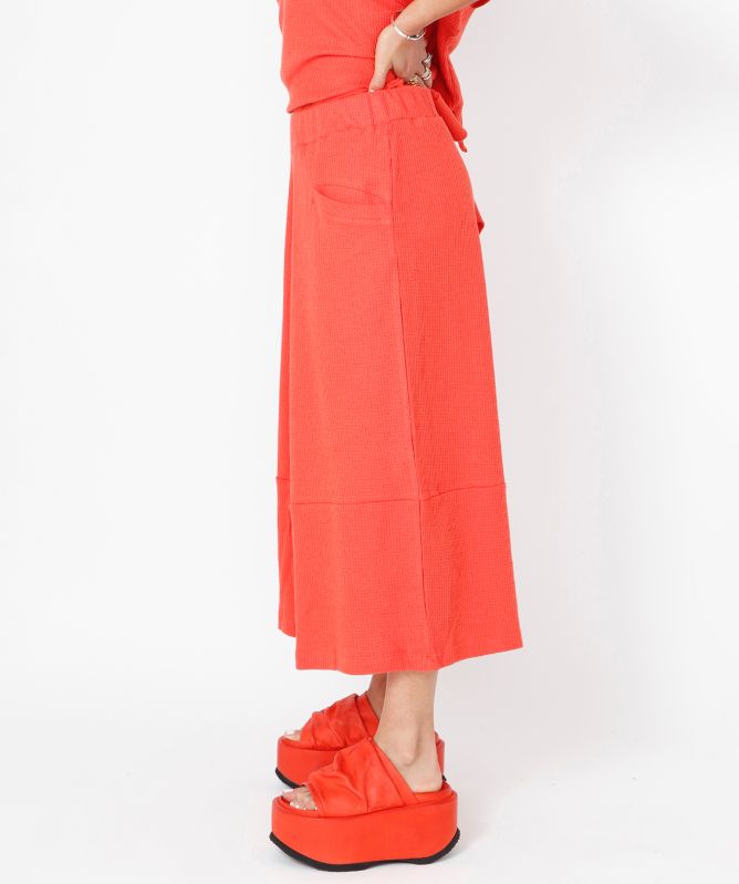 Sort Aarhus Cotton Linen Cropped Trousers