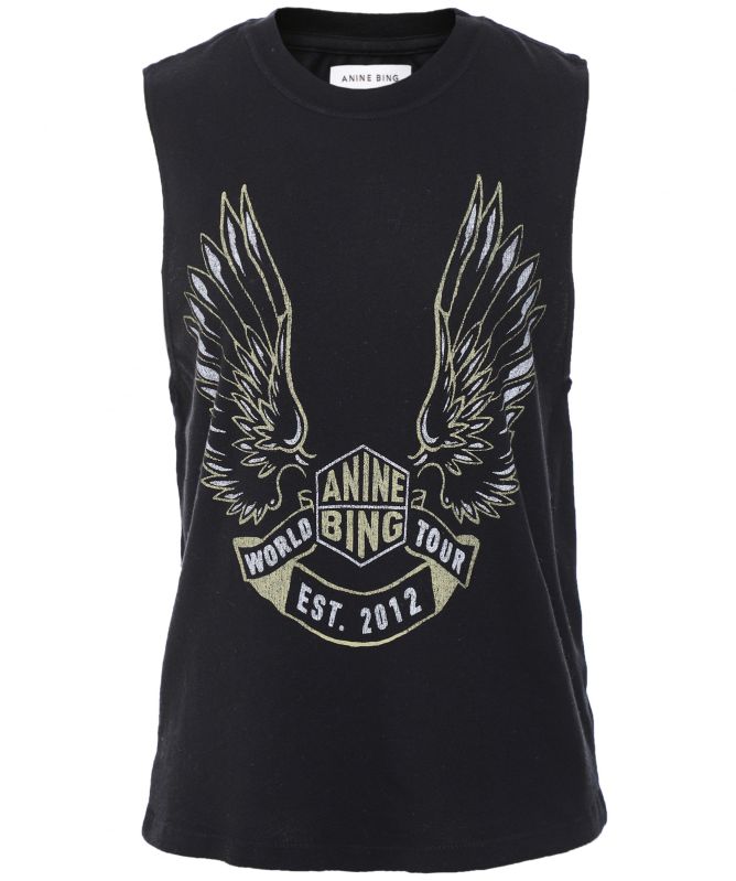 Anine Bing Lennon Organic Cotton Tee