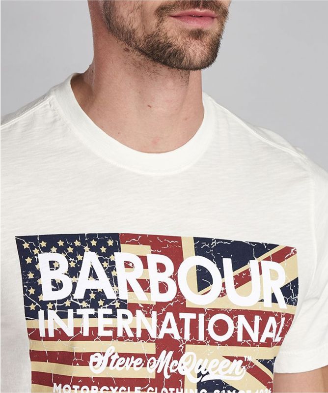 Barbour International SMQ Vintage Flag T-Shirt
