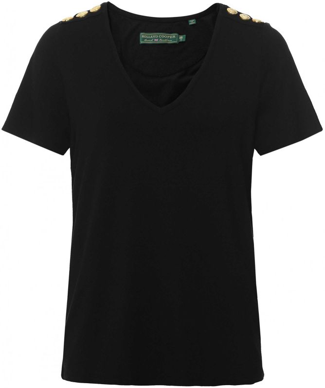 Holland Cooper Relax Fit V-Neck T-Shirt