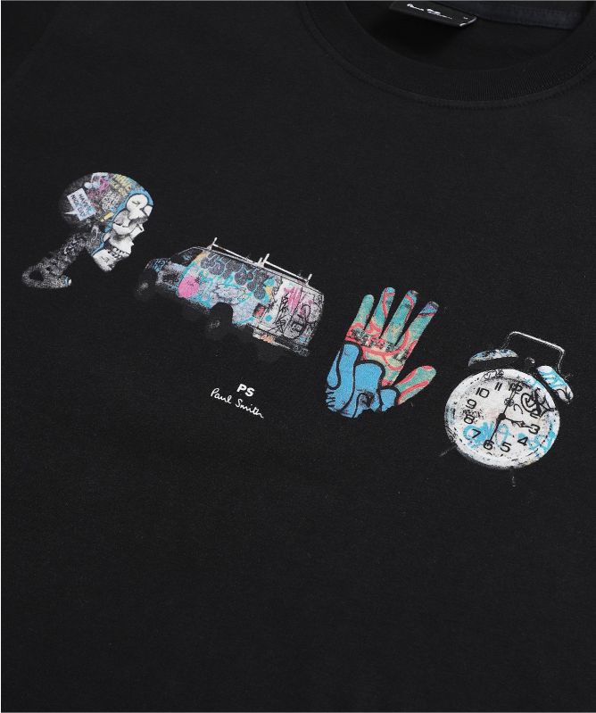 Paul Smith Organic Cotton Graffiti T-Shirt