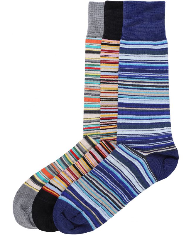 Paul Smith Signature Striped Socks Three Pack
