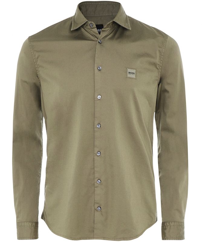BOSS Slim Fit Garment Dyed Mypop_2 Shirt