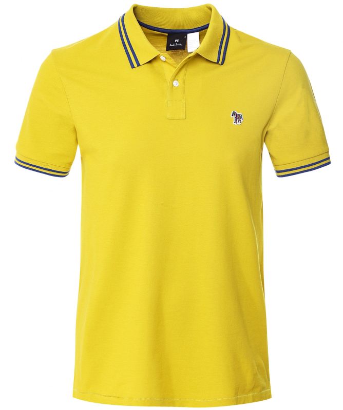 Paul Smith Regular Fit Tipped Zebra Polo Shirt