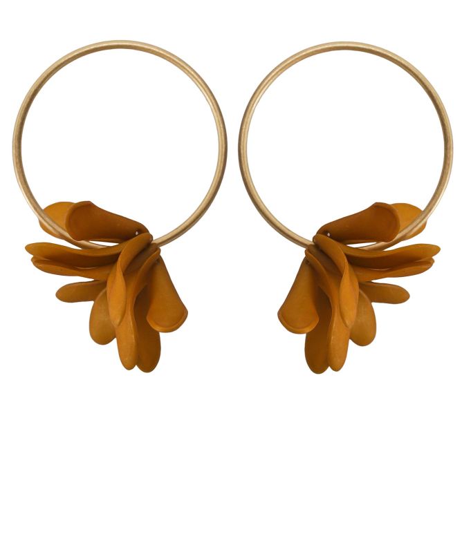 Zen Jewellery Resin Petal Earrings
