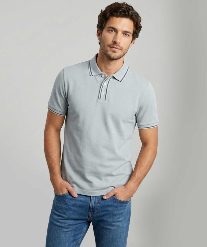 Paul Smith Striped-Trim Polo Shirt