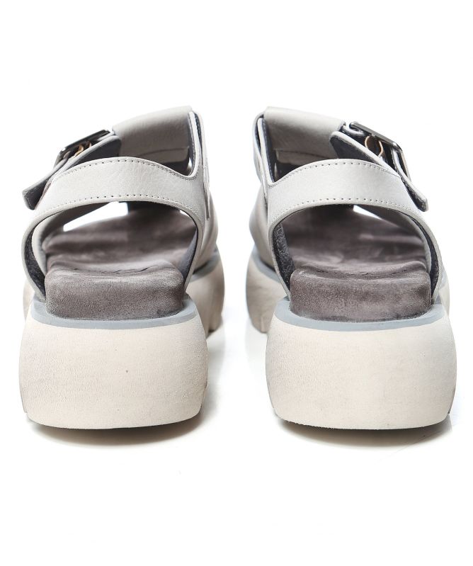Lofina Perla Gasoline Leather Sandals