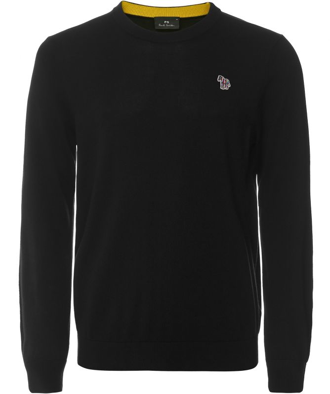 Paul Smith Crew Neck Zebra Jumper