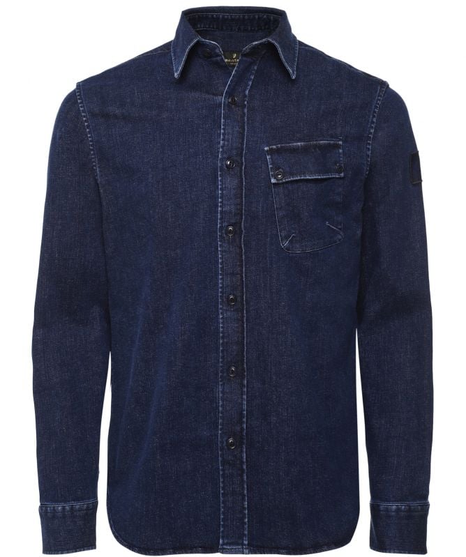 big tall mens denim shirts