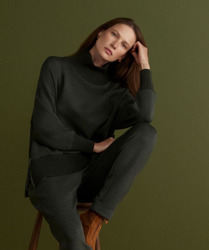 Varley Barker High Neck Sweatshirt