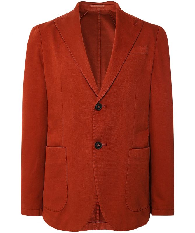 Pal Zileri Unstructured Cotton Linen Jacket