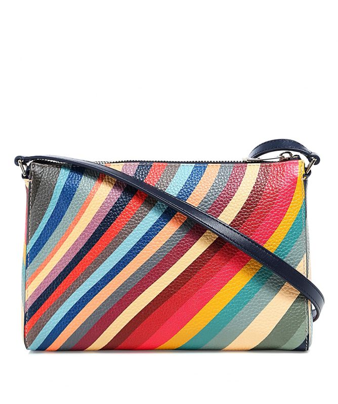 Paul Smith Spring Swirl Print Leather Cross Body Bag